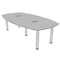 Skutchi Designs 45 in W, 84 in L, 29 in H, Engineered Wood Top, Grey H-ABOT-46X84-PT-01-EL - alternate 1